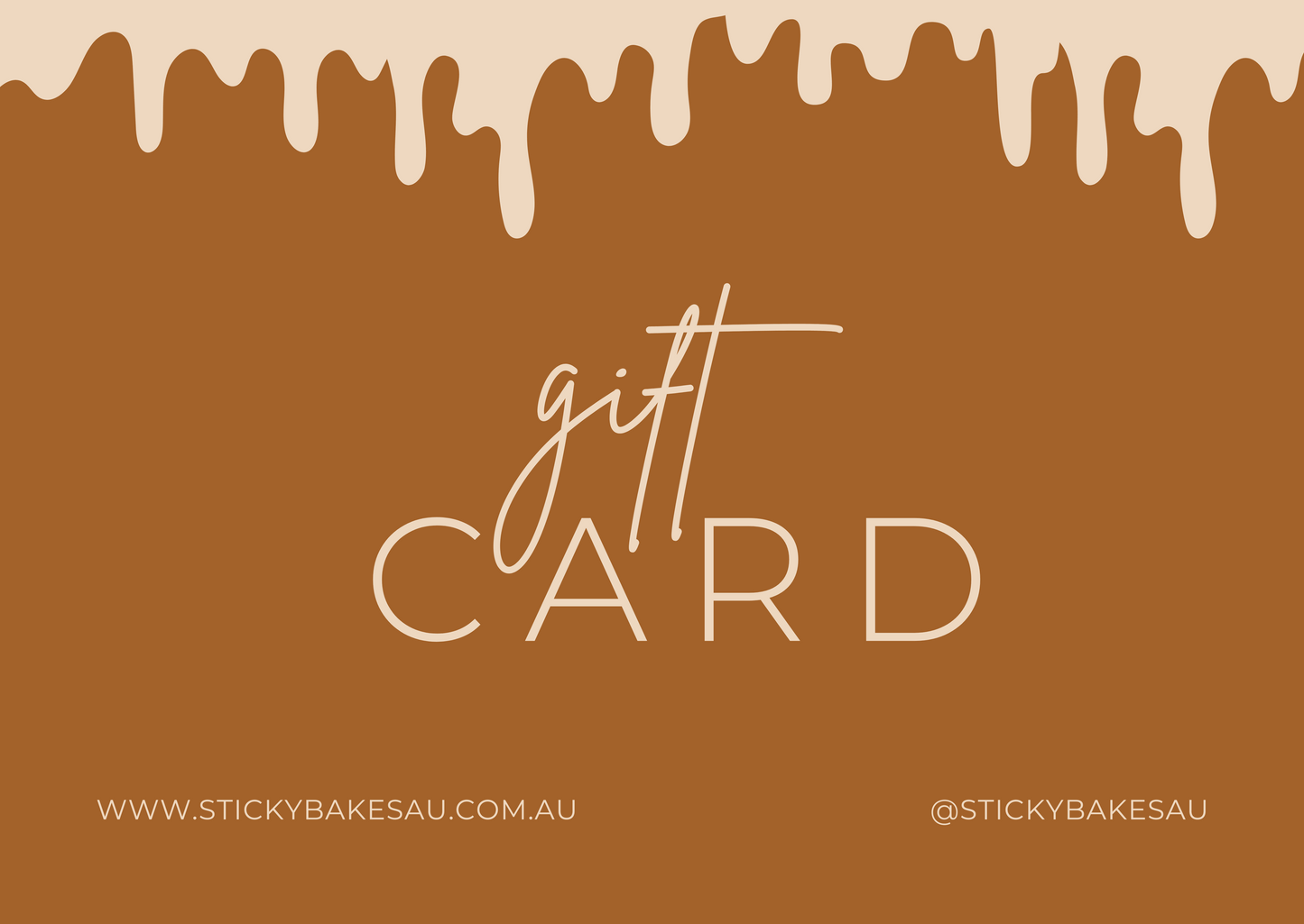 Sticky Bakes Gift Card